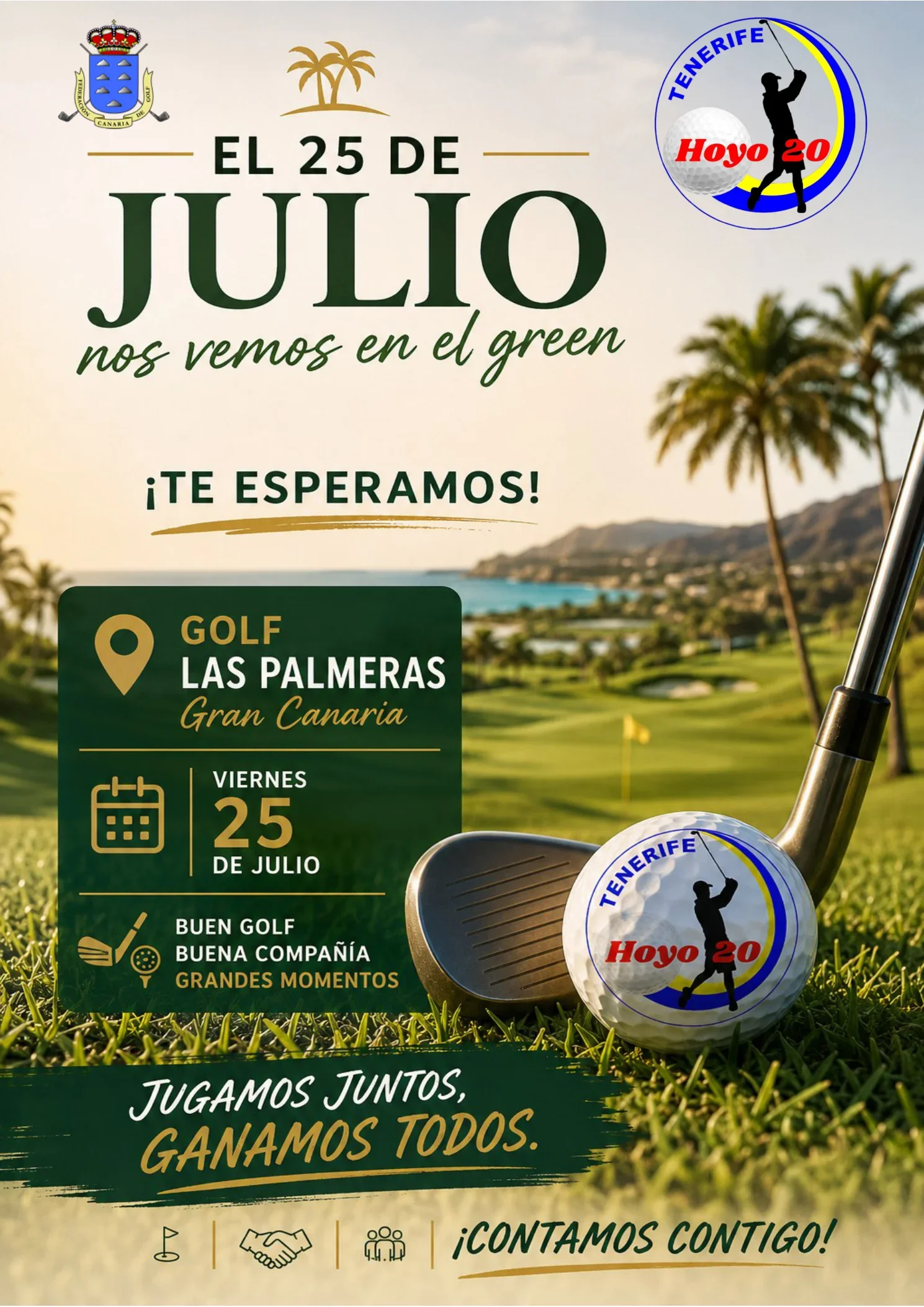 Cartel de TORNEO DE VERANO - HOYO 20