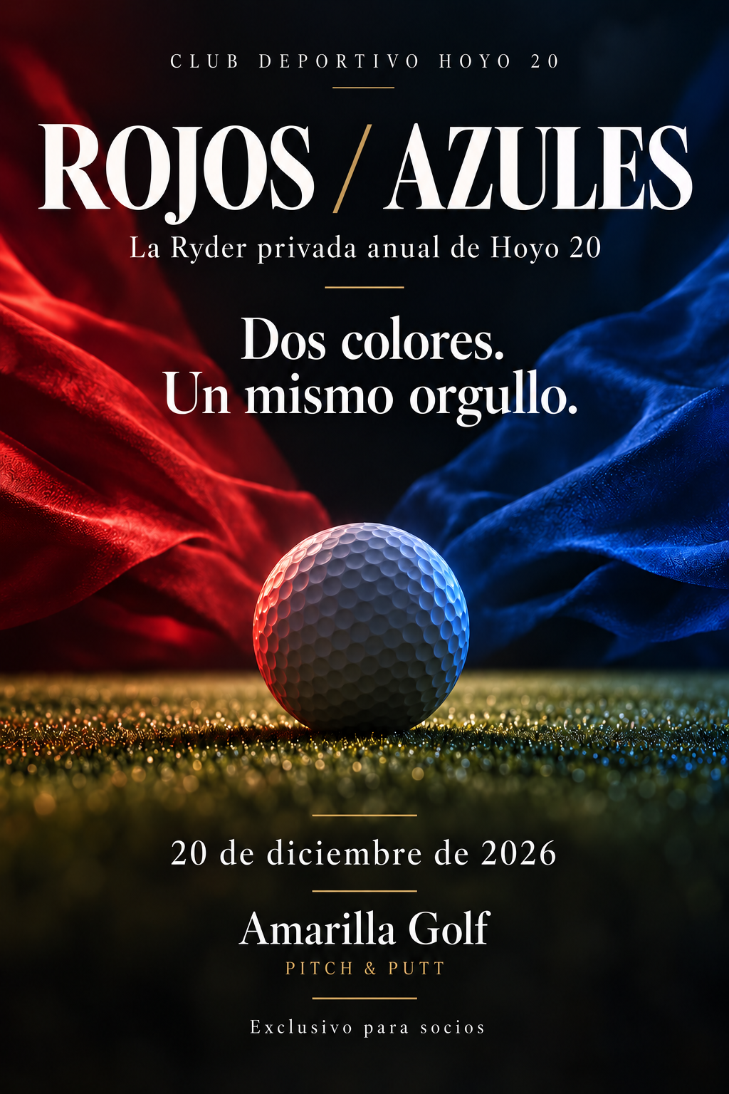 ROJOS Y AZULES - NUESTRA RYDER PRIVADA