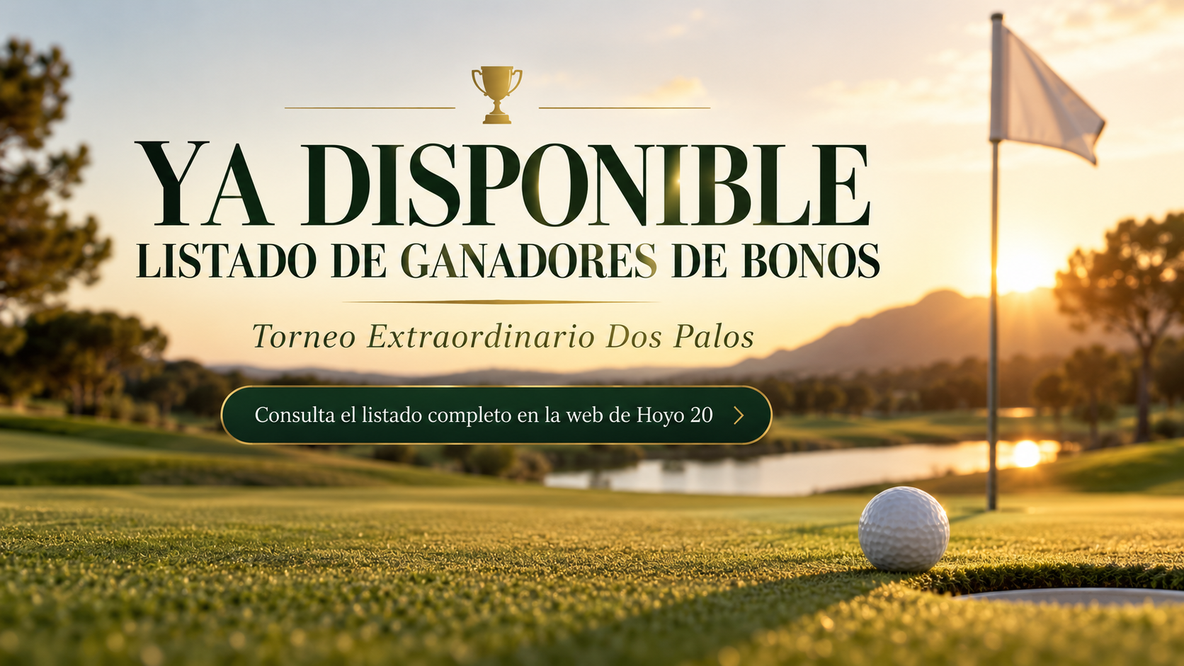 Ya disponible el listado de ganadores de bonos del Torneo Extraordinario Dos Palos